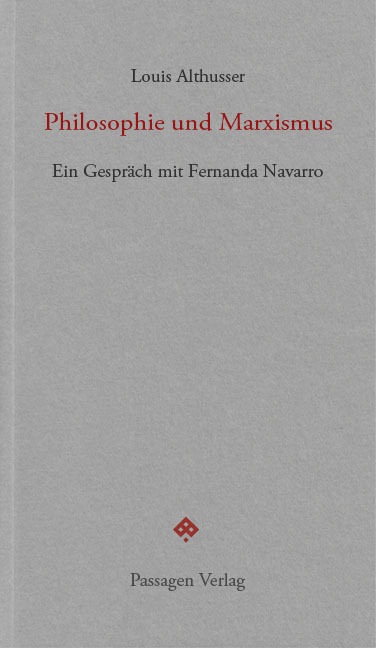 Cover: 9783709203552 | Philosophie und Marxismus | Ein Gespräch mit Fernanda Navarro | Buch