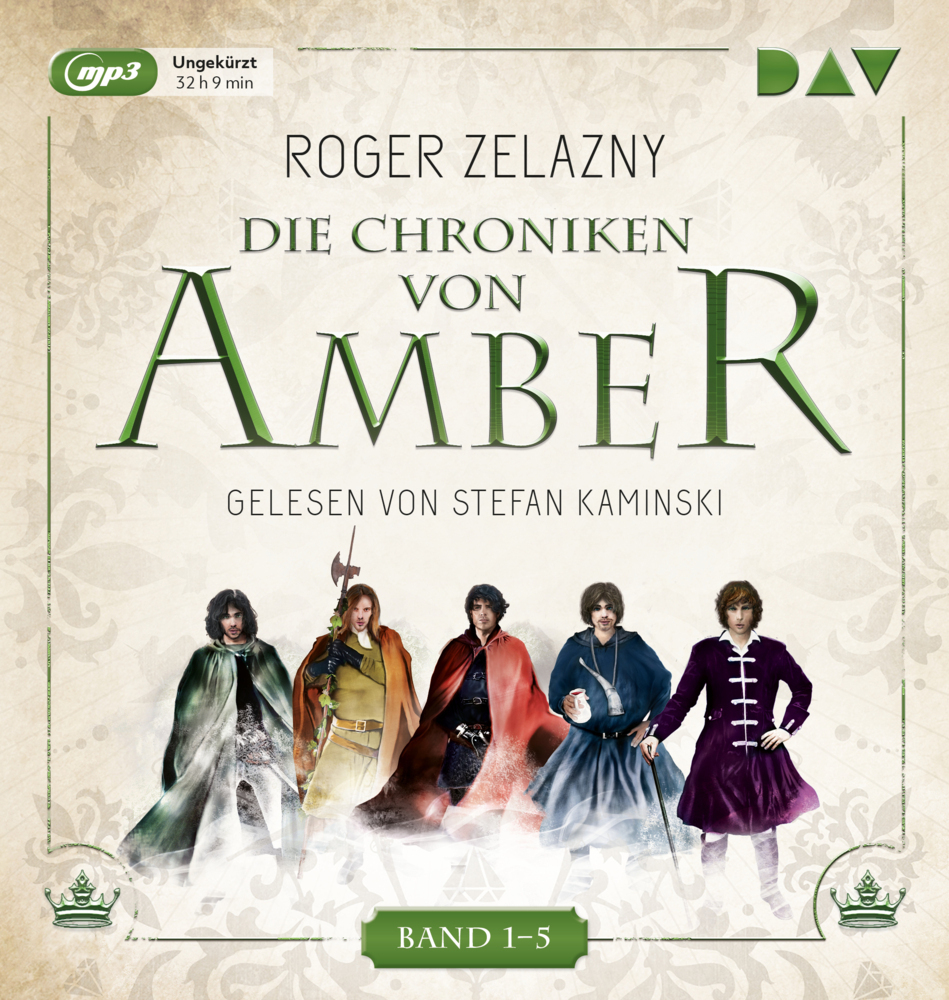 Cover: 9783742403667 | Die Chroniken von Amber - Band 1-5, 5 Audio-CD, 5 MP3 | Roger Zelazny