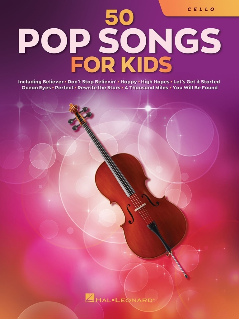 Cover: 840126936360 | 50 Pop Songs for Kids | for Cello | Instrumental Folio | Buch | 2021