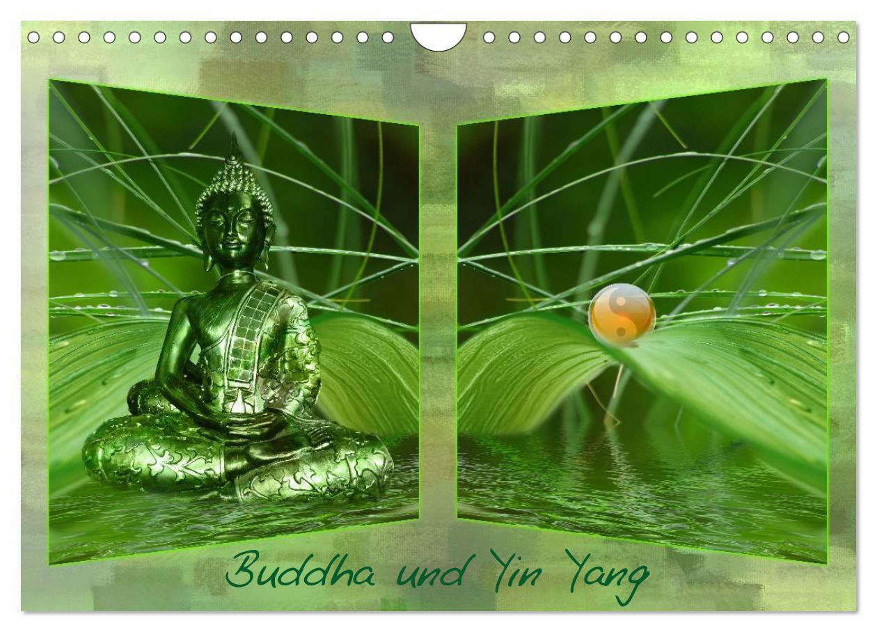 Cover: 9783383570025 | Buddha und Yin Yang (Wandkalender 2024 DIN A4 quer), CALVENDO...