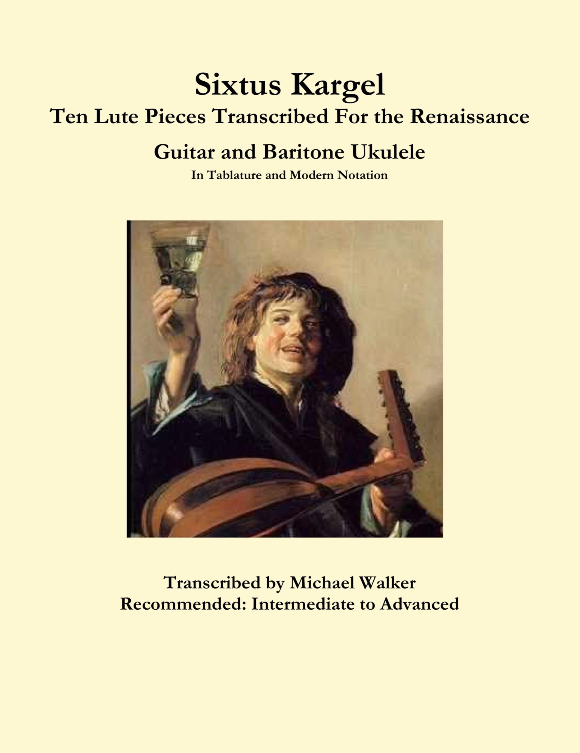 Cover: 9781387281428 | Sixtus Kargel Ten Lute Pieces Transcribed For the Renaissance...