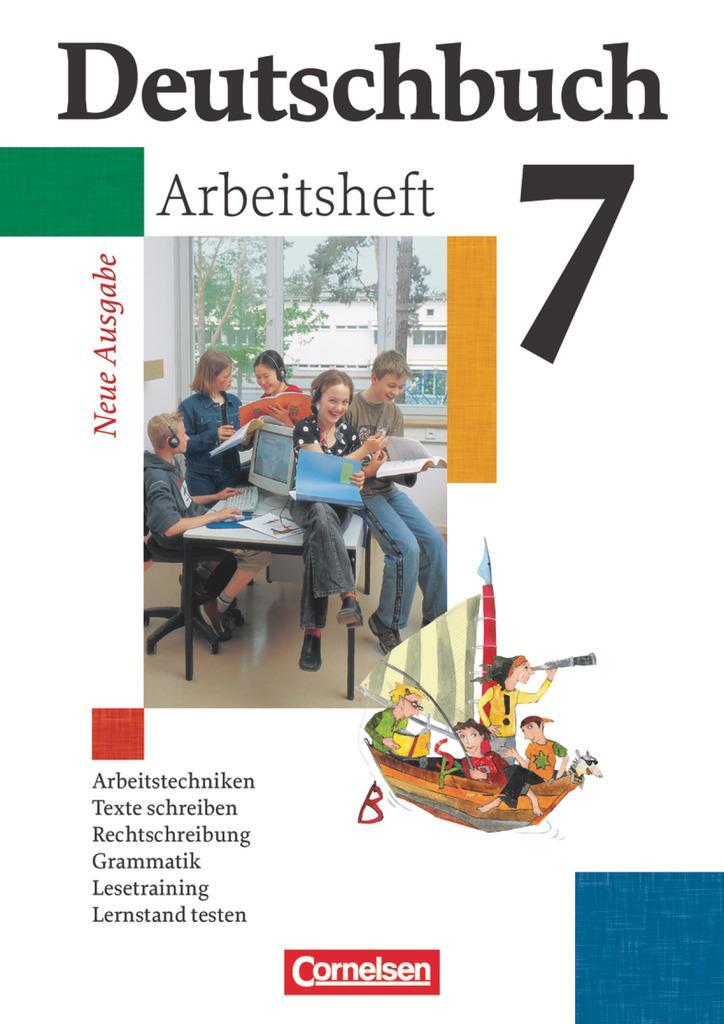 Cover: 9783464680636 | Deutschbuch Gymnasium 7. Schuljahr. Arbeitsheft mit Lösungen....