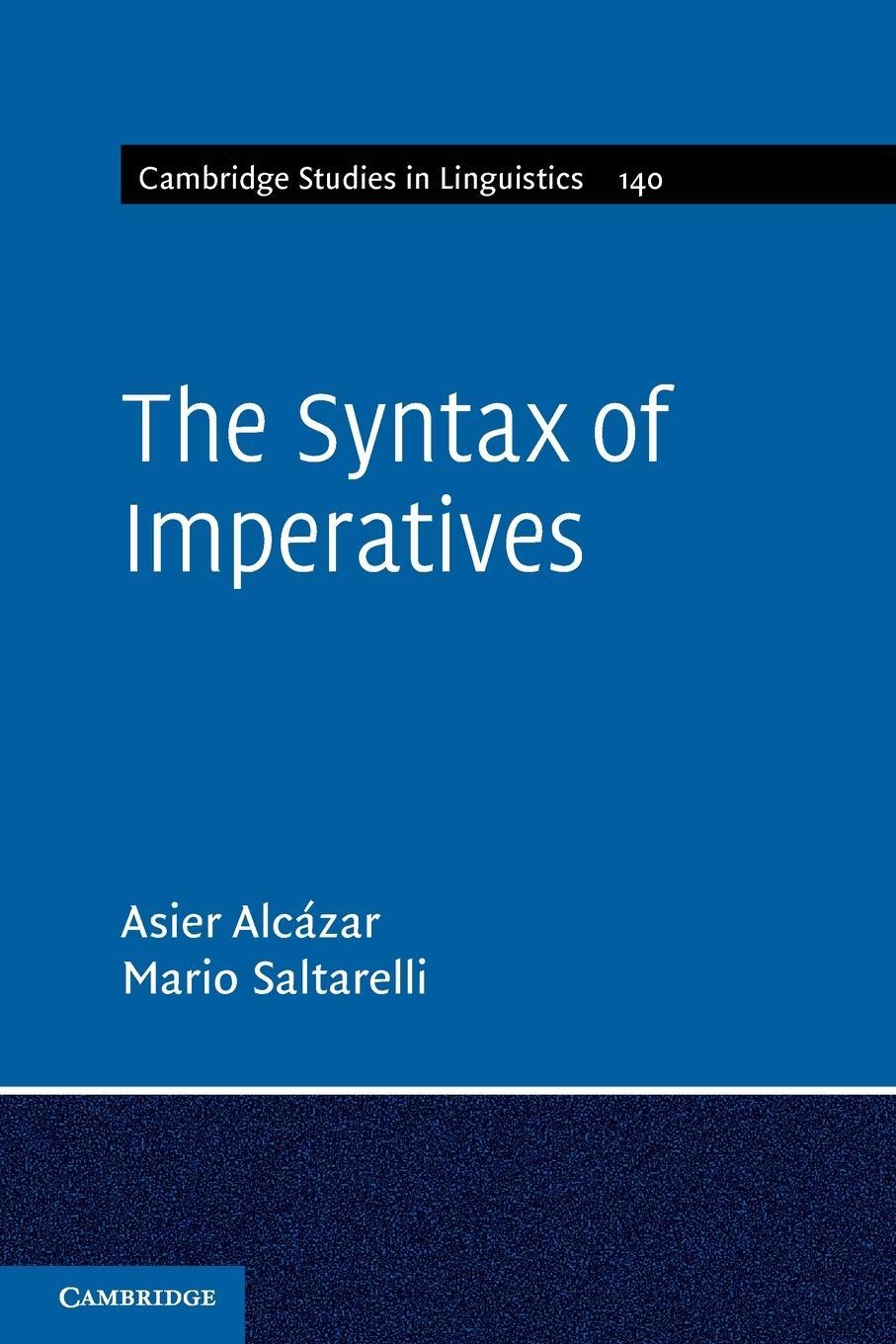 Cover: 9781009342445 | The Syntax of Imperatives | Asier Alcázar (u. a.) | Taschenbuch | 2022