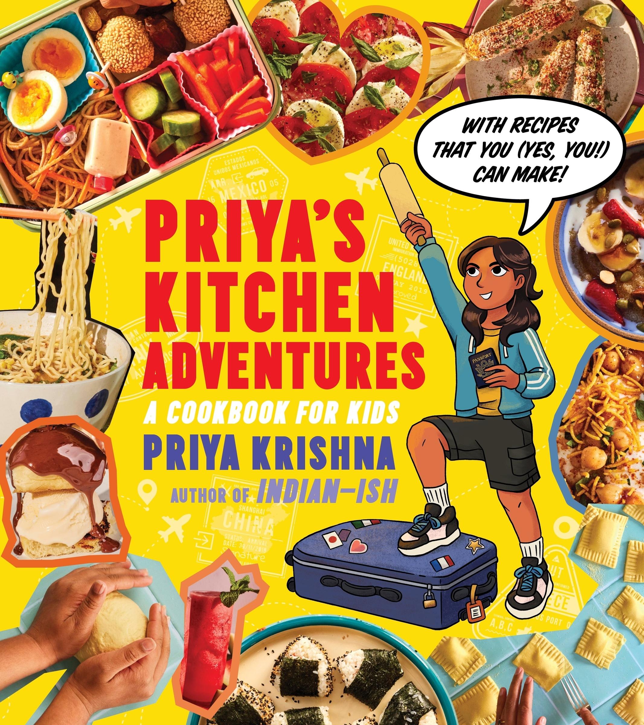 Cover: 9780358692935 | Priya's Kitchen Adventures | A Cookbook for Kids | Priya Krishna