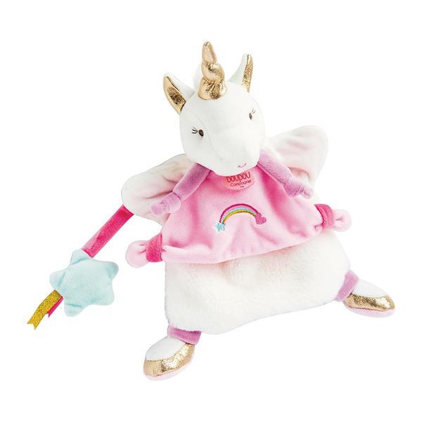 Cover: 3700335233209 | Handpuppe Einhorn 25cm ** | Doudou Marionnettes | 8903320 | DOUDOU