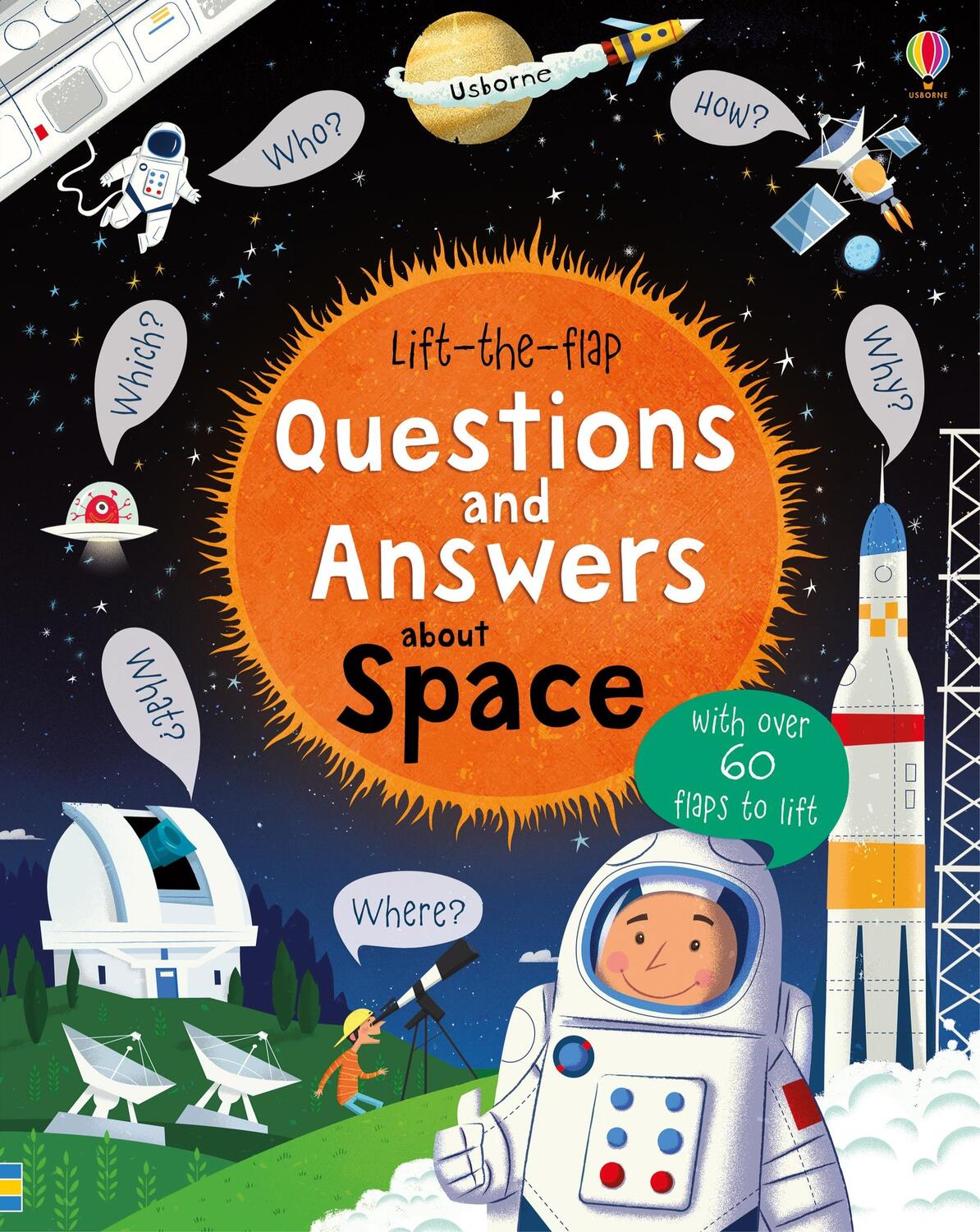 Cover: 9781409598992 | Lift-the-flap Questions and Answers about Space | Katie Daynes | Buch