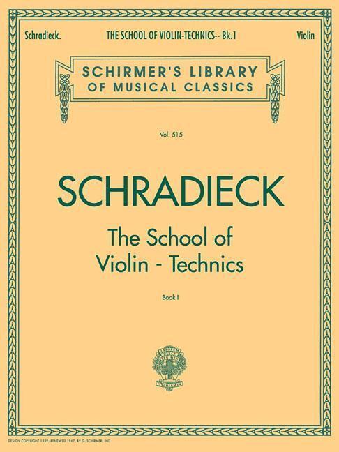 Cover: 9780793554331 | School of Violin Technics - Book 1: Schirmer Library of Classics...