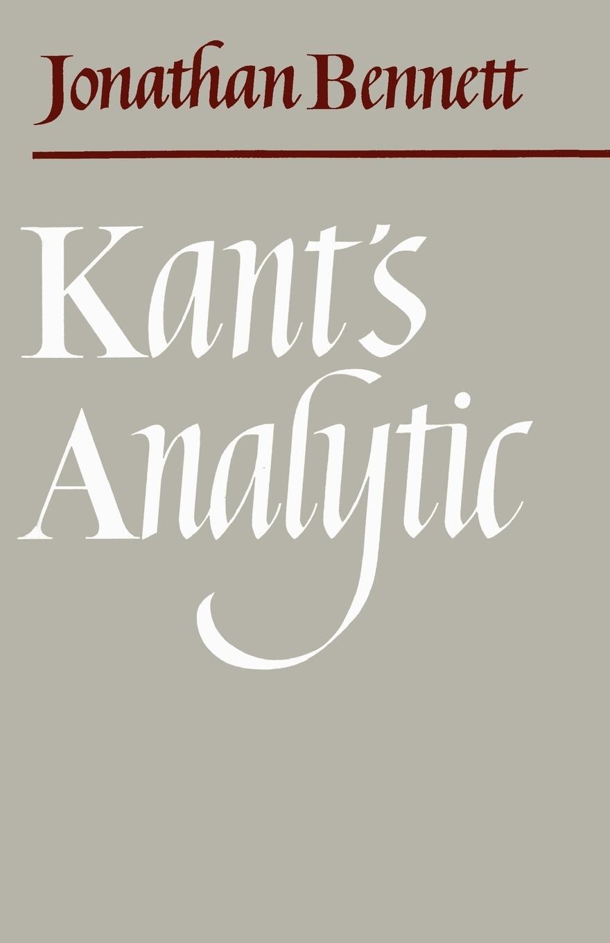 Cover: 9780521093897 | Kant's Analytic | Jonathan Bennett | Taschenbuch | Paperback