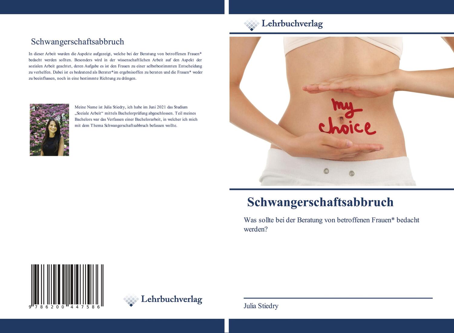 Cover: 9786200447586 | Schwangerschaftsabbruch | Julia Stiedry | Taschenbuch | Paperback