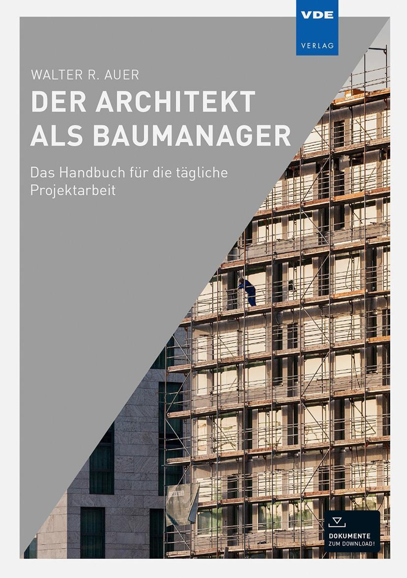 Bild: 9783800754410 | Der Architekt als Baumanager | Walter R. Auer | Buch | Deutsch | 2021