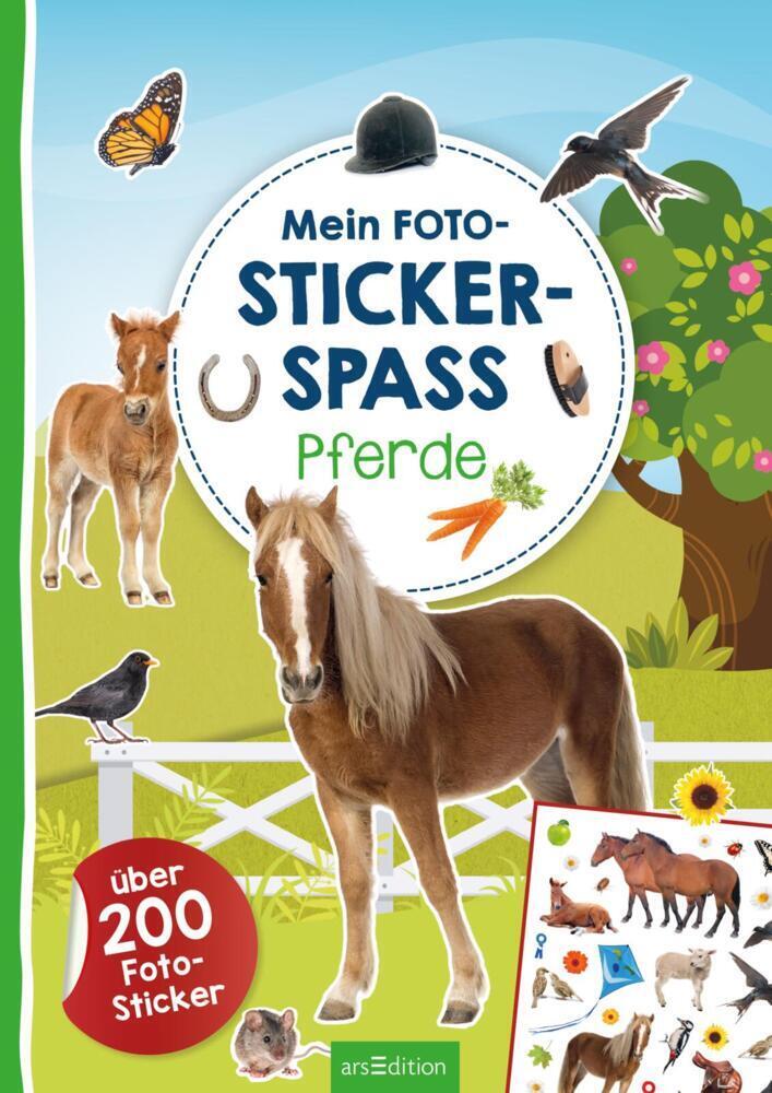 Cover: 9783845848310 | Mein Foto-Stickerspaß - Pferde | Über 200 Foto-Sticker | Taschenbuch