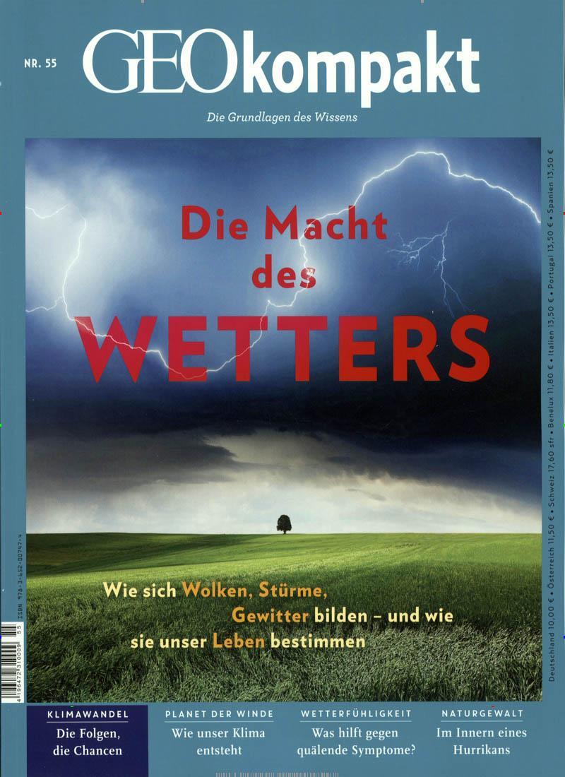 Cover: 9783652007474 | GEOkompakt / GEOkompakt 55/2018. Die Macht des Wetters | Schaper