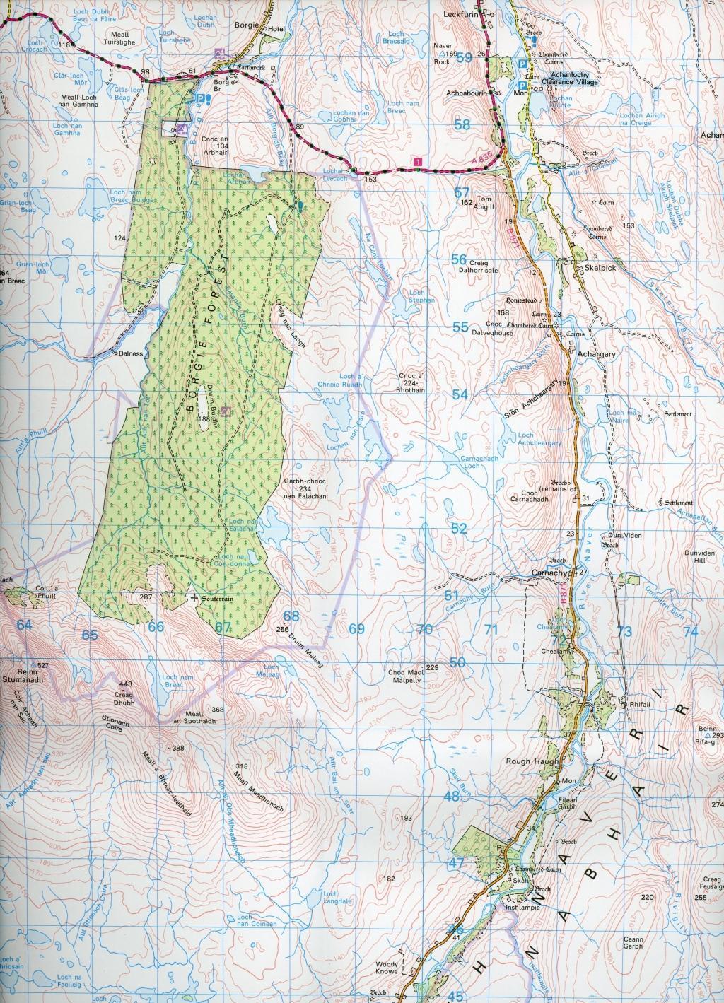 Bild: 9780319261088 | Strathnaver, Bettyhill &amp; Tongue | Ordnance Survey | (Land-)Karte