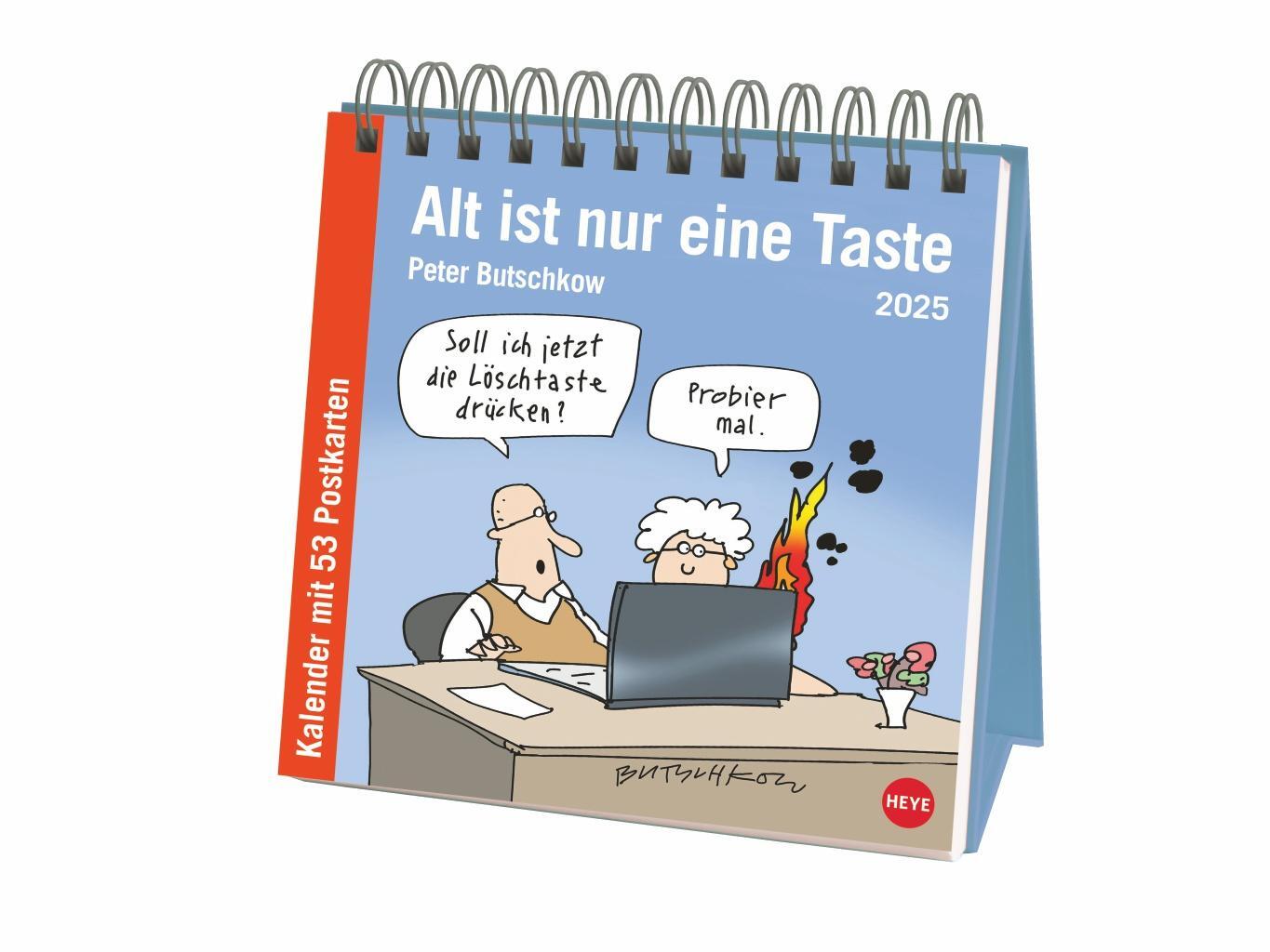 Cover: 9783756408252 | Peter Butschkow: Alt ist nur eine Taste Premium-Postkartenkalender...