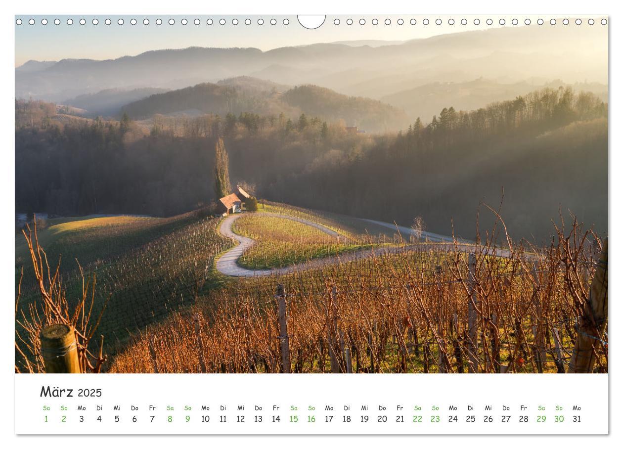 Bild: 9783435041954 | Südsteiermark365 (Wandkalender 2025 DIN A3 quer), CALVENDO...