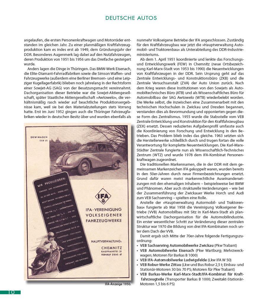 Bild: 9783613040007 | Deutsche Autos | Personenwagen und Nutzfahrzeuge in der DDR | Buch
