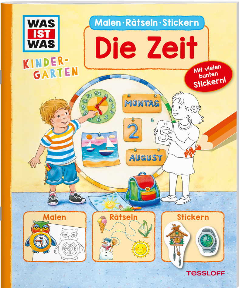 Cover: 9783788622589 | WAS IST WAS Kindergarten Malen Rätseln Stickern Was ist was...