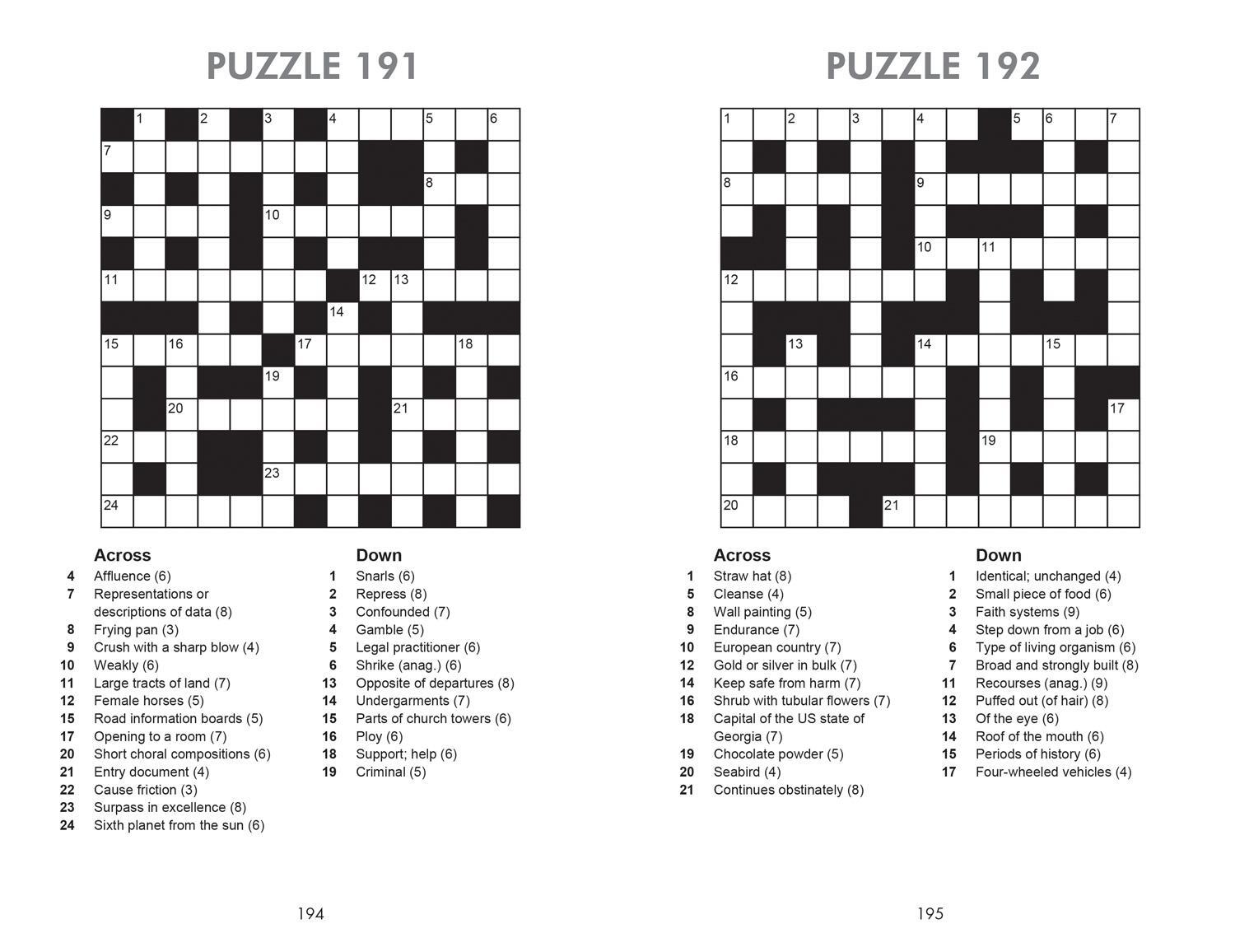 Bild: 9780008469917 | Big Book of Crosswords 9 | 300 Quick Crossword Puzzles | Puzzles
