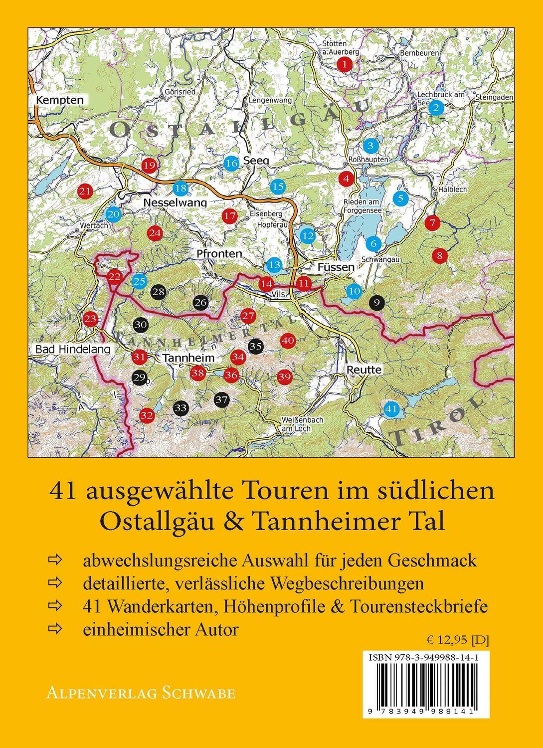 Bild: 9783949988141 | Leichte Wanderungen Ostallgäu und Tannheimer Tal | Gerald Schwabe
