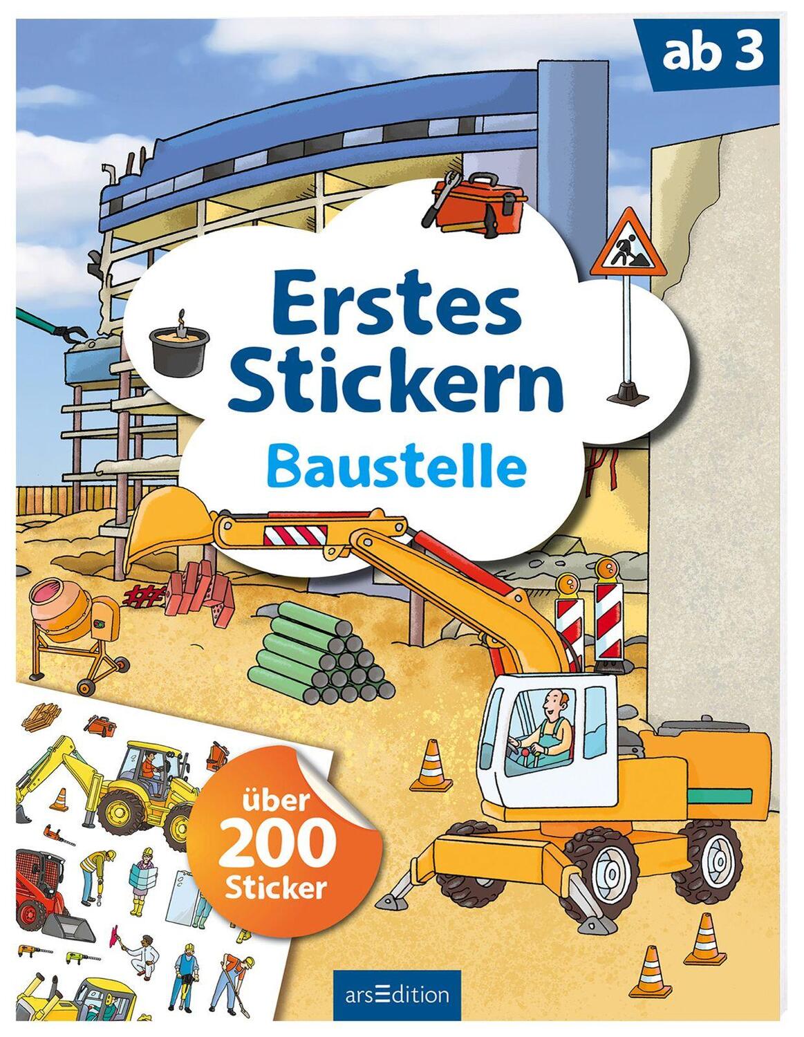 Cover: 9783845825304 | Erstes Stickern Baustelle | über 200 Sticker | Taschenbuch | 24 S.