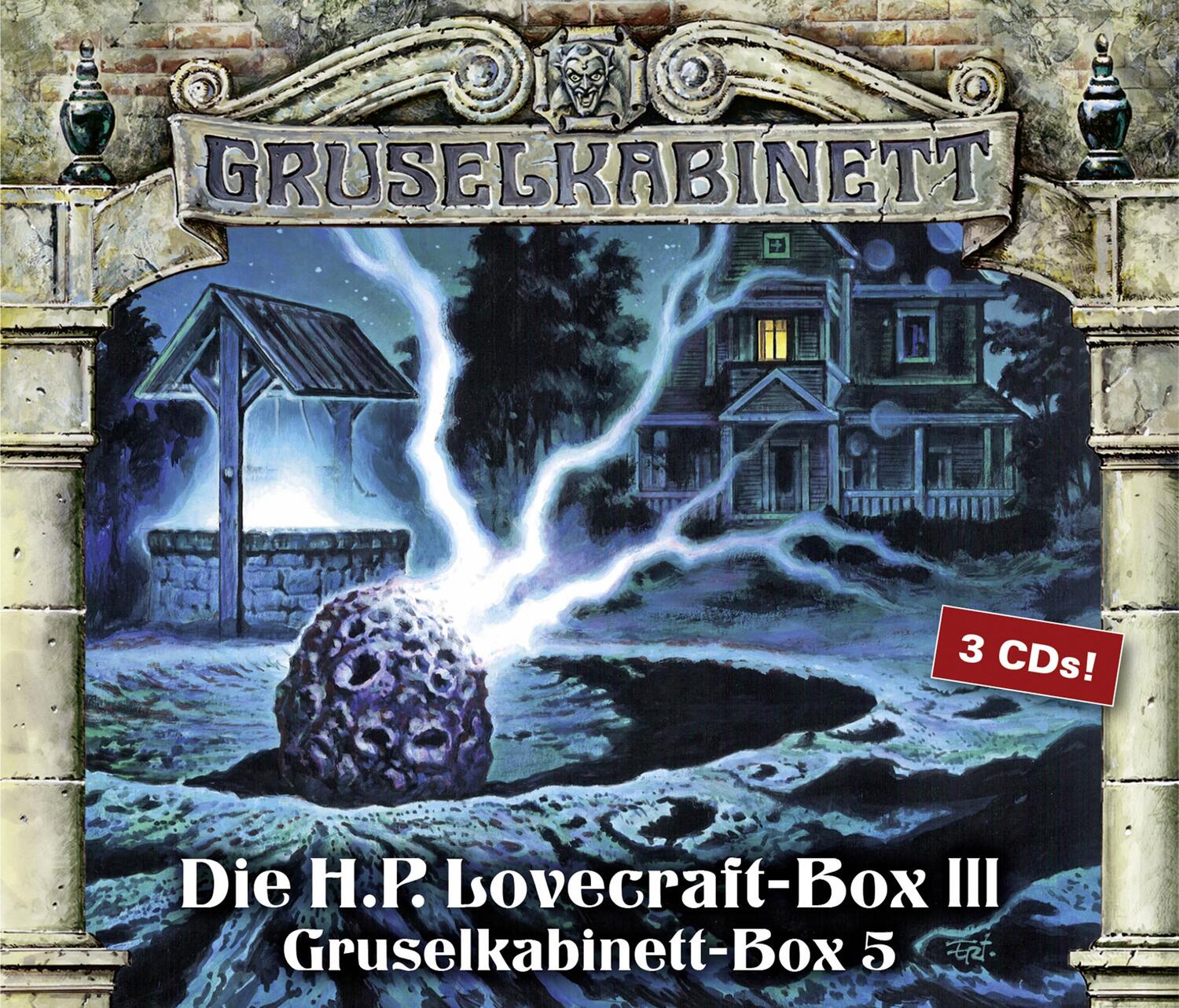 Cover: 9783785755648 | Gruselkabinett-Box 5 | H. P. Lovecraft | Audio-CD | 3 Audio-CDs | 2017