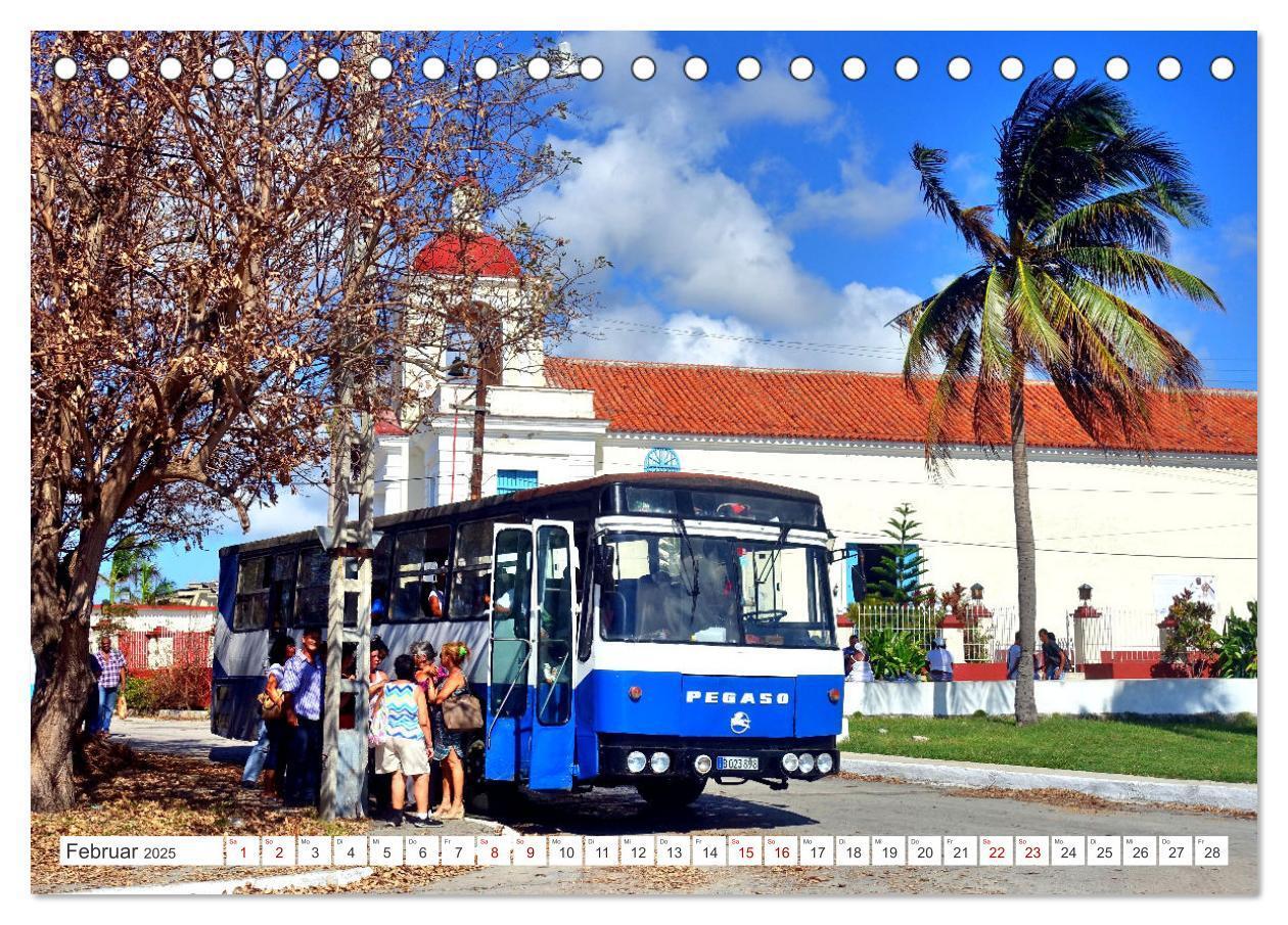 Bild: 9783457197004 | Omnibus-Welt - Autobusse in Kuba (Tischkalender 2025 DIN A5 quer),...