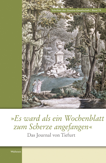 Cover: 9783835309579 | 'Es ward als ein Wochenblatt zum Scherze angefangen' | Heinz (u. a.)