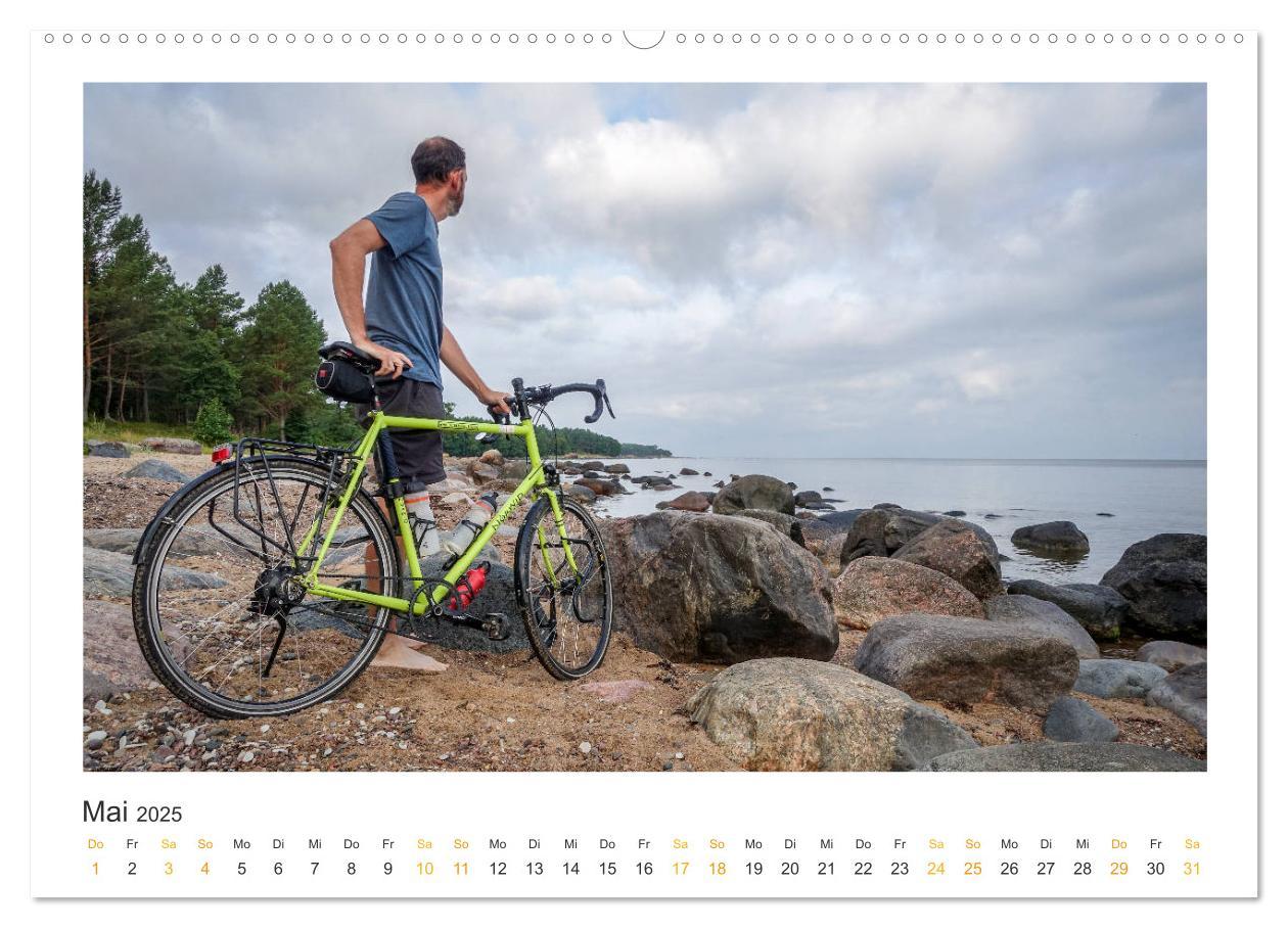 Bild: 9783435128693 | Radreiseglück Ostsee (Wandkalender 2025 DIN A2 quer), CALVENDO...