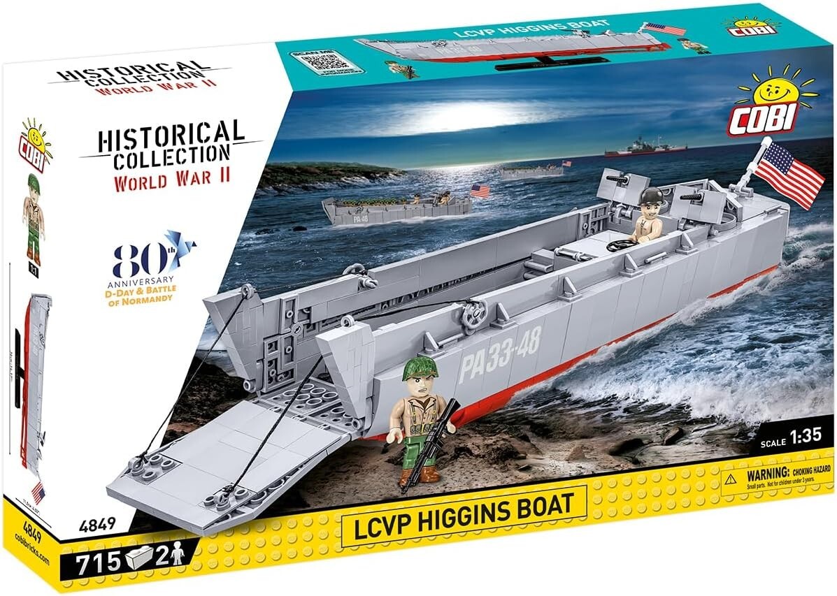 Cover: 5902251048495 | COBI Historical Collection 4849 - LCVP Higgins Boat, WWII,...