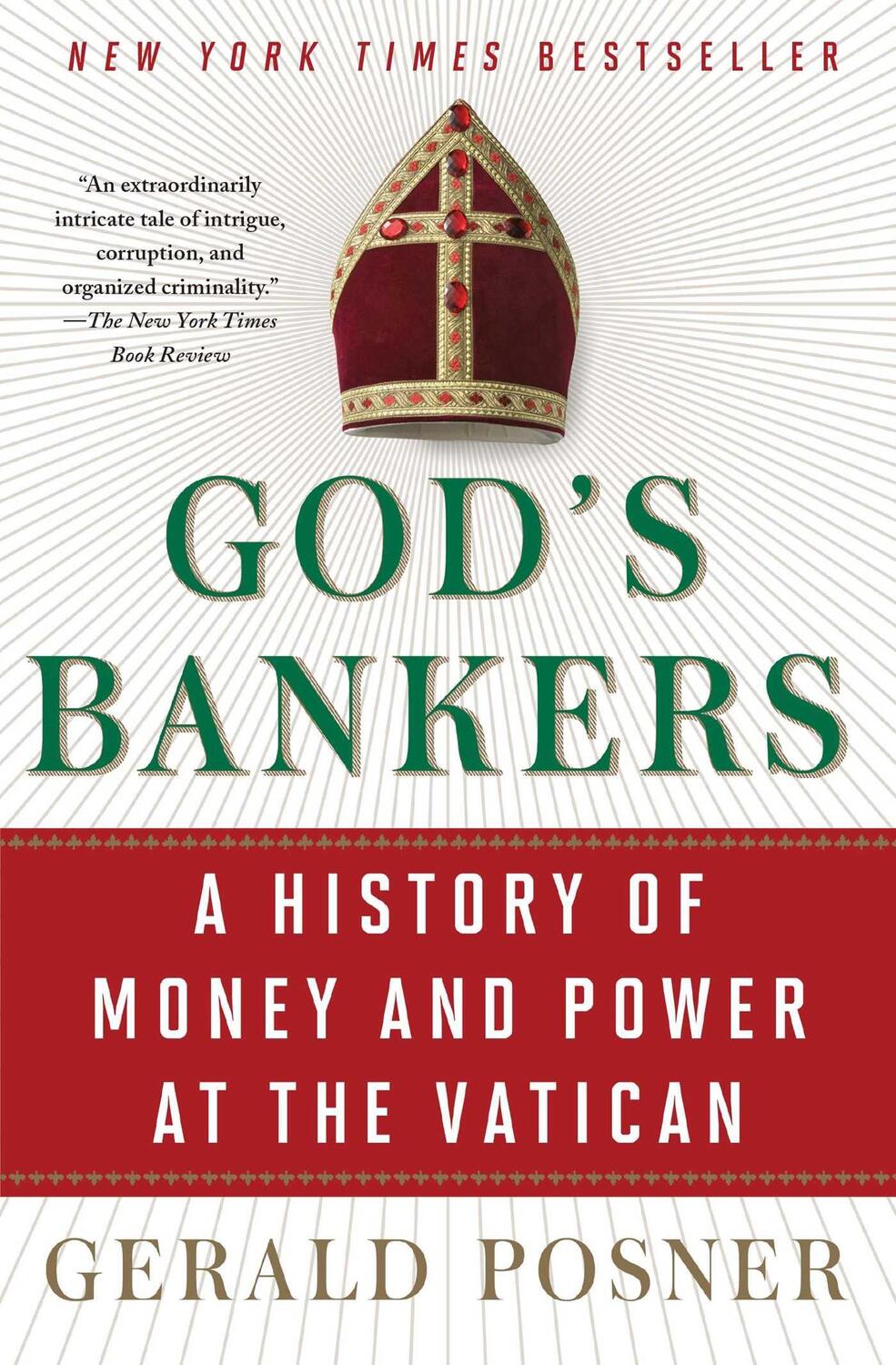 Cover: 9781416576594 | God's Bankers | A History of Money and Power at the Vatican | Posner