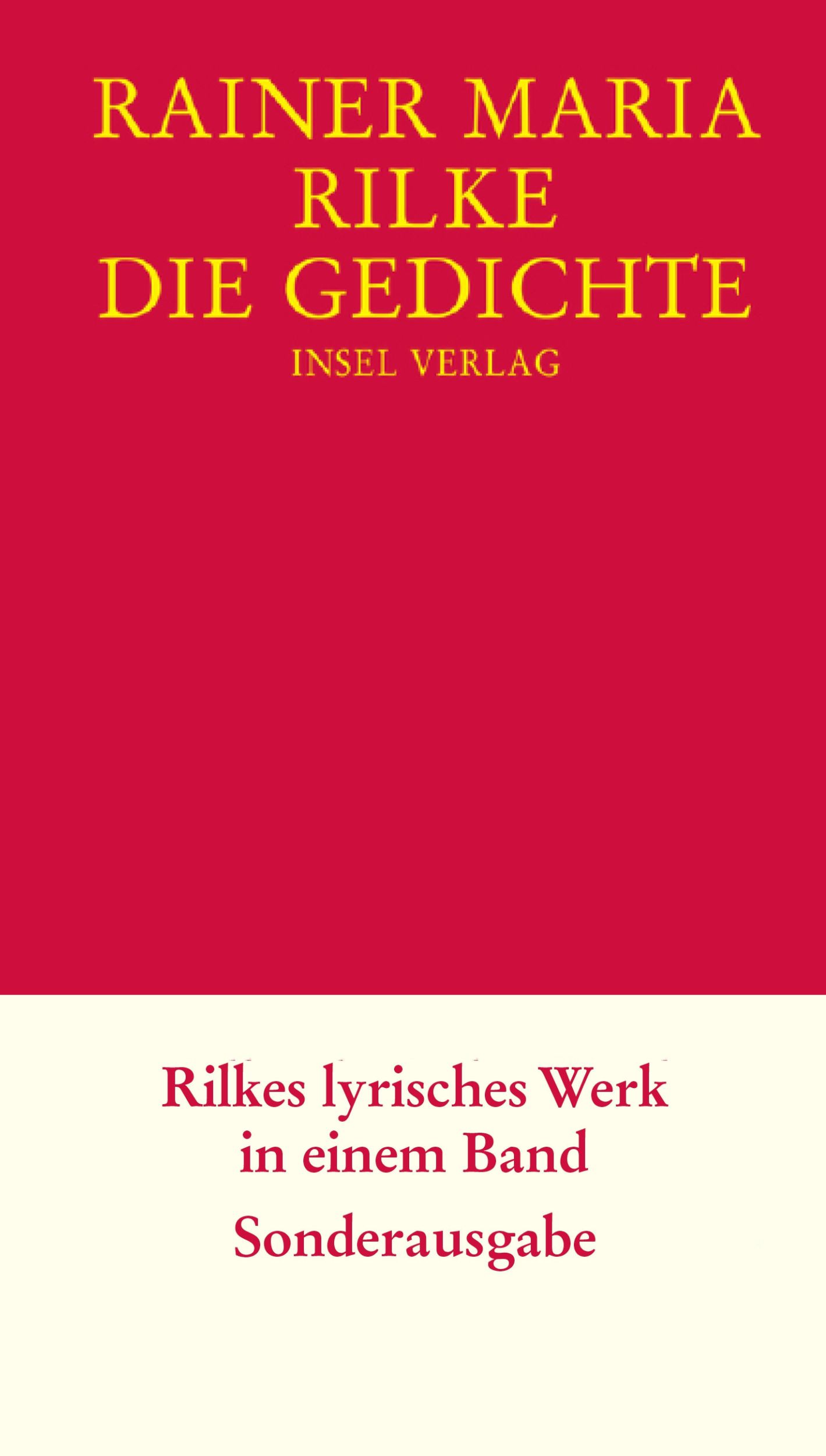 Cover: 9783458173335 | Die Gedichte | Rainer Maria Rilke | Buch | 895 S. | Deutsch | 2006