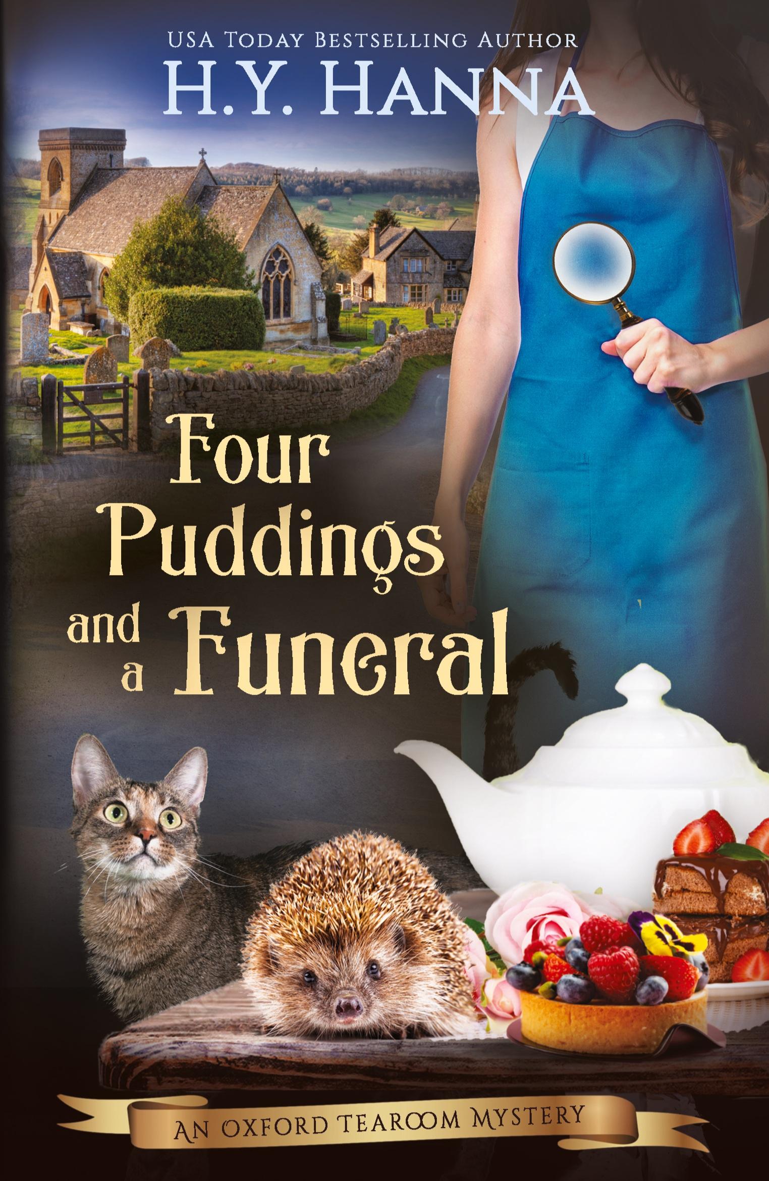 Cover: 9780995401266 | Four Puddings and a Funeral | The Oxford Tearoom Mysteries - Book 6