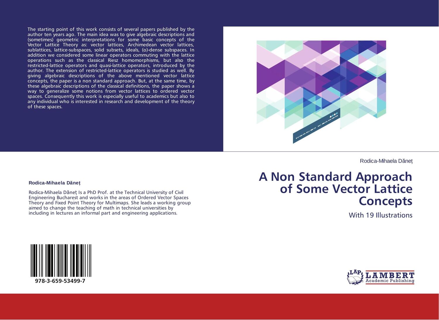 Cover: 9783659534997 | A Non Standard Approach of Some Vector Lattice Concepts | D¿ne¿ | Buch