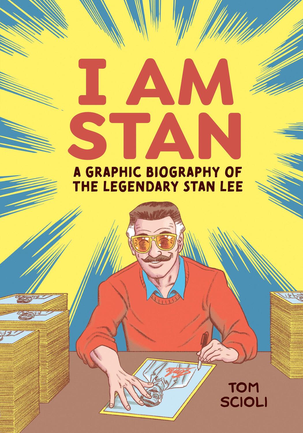 Cover: 9781984862037 | I Am Stan | A Graphic Biography of the Legendary Stan Lee | Tom Scioli