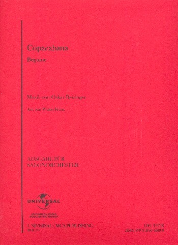 Cover: 9790206046490 | Copacabana | Oskar Reisinger | Buch | UFT | EAN 9790206046490