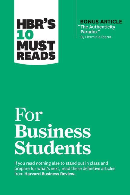 Cover: 9781647825874 | HBR's 10 Must Reads for Business Students | Review (u. a.) | Buch