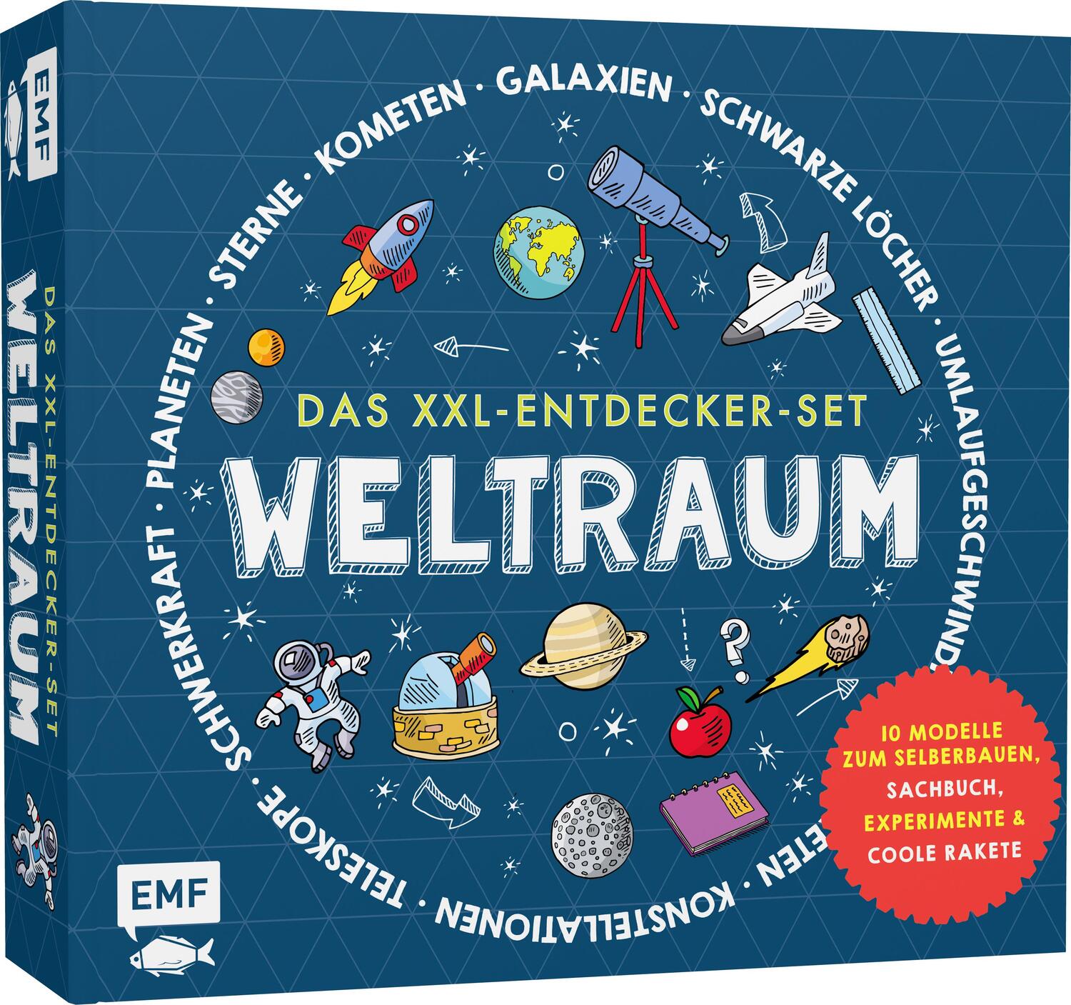 Cover: 9783960934080 | Das XXL-Entdecker-Set - Weltraum: Mit 10 Modellen zum Selberbauen,...