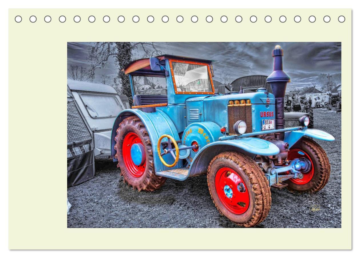 Bild: 9783435585229 | Traktoren - Oldtimer (Tischkalender 2025 DIN A5 quer), CALVENDO...