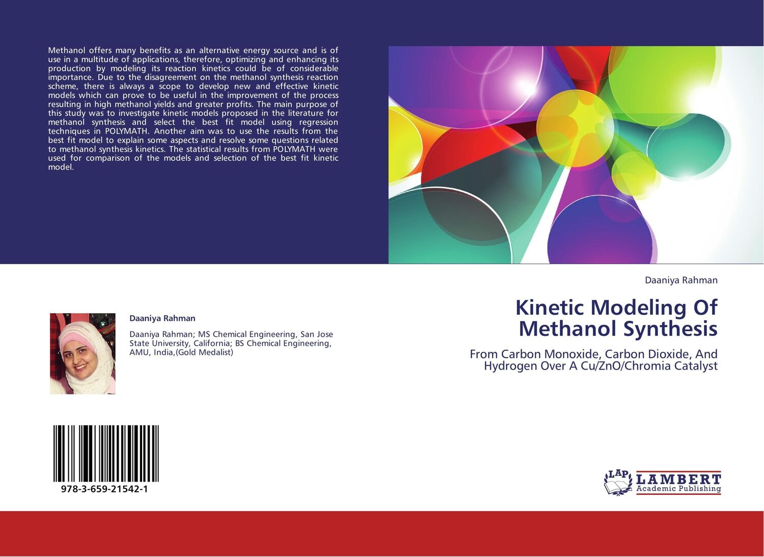 Cover: 9783659215421 | Kinetic Modeling Of Methanol Synthesis | Daaniya Rahman | Taschenbuch