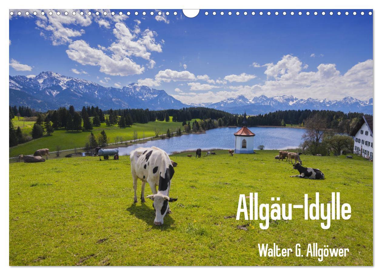 Cover: 9783435399352 | Allgäu-Idylle (Wandkalender 2025 DIN A3 quer), CALVENDO Monatskalender