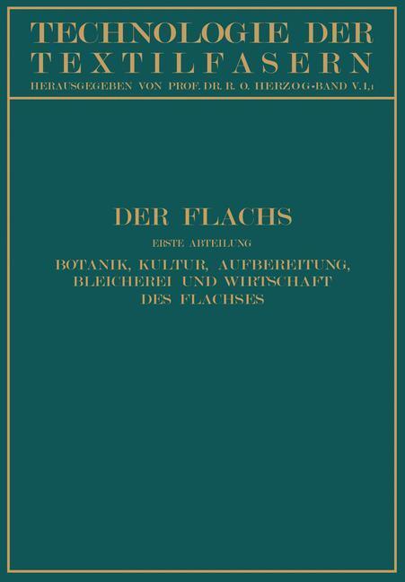 Cover: 9783642890345 | Der Flachs | W. Kind (u. a.) | Taschenbuch | Paperback | x | Deutsch