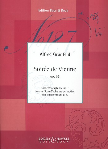 Cover: 9790202500316 | Soiree de Vienne op. 56 | Alfred Gruenfeld | Buch | 2008