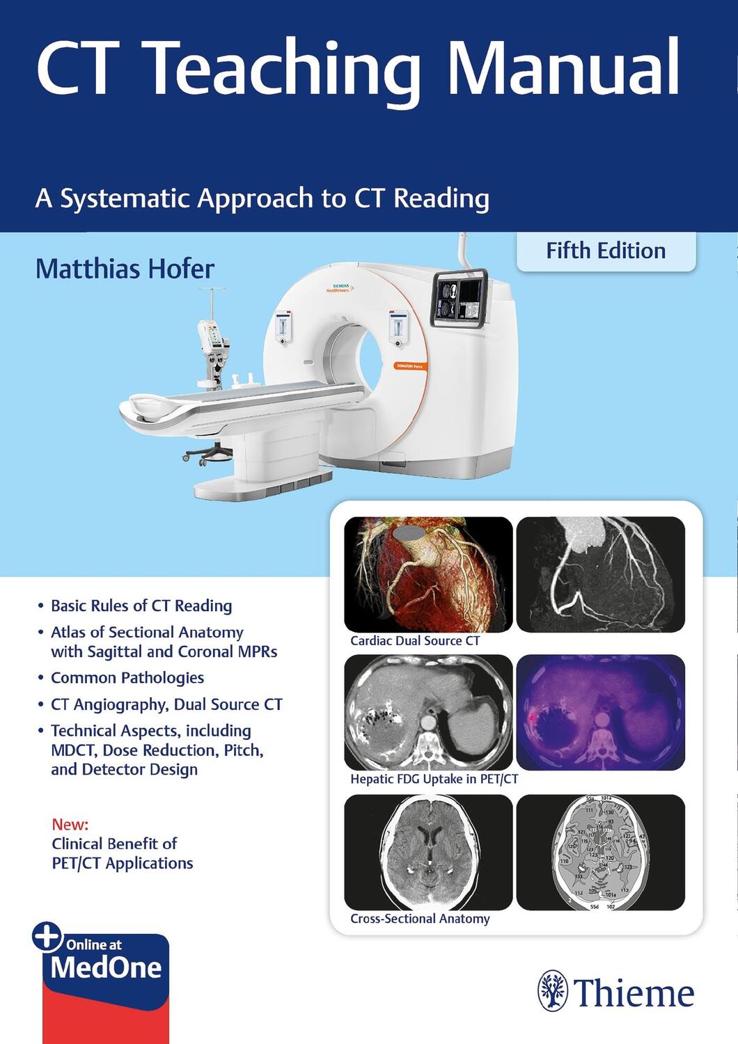 Cover: 9783132442634 | CT Teaching Manual | A Systematic Approach to CT Reading | Hofer