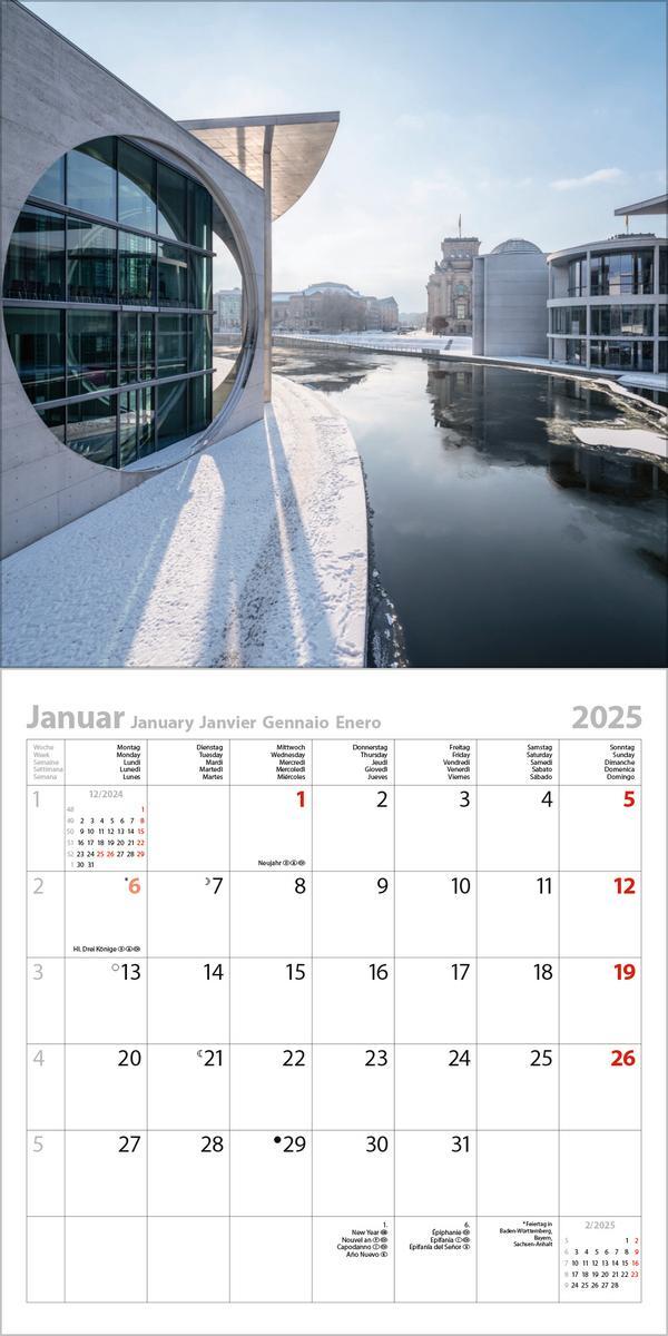 Bild: 9783731880189 | Berlin 2025 | Broschürenkalender mit Ferienterminen | Verlag Korsch