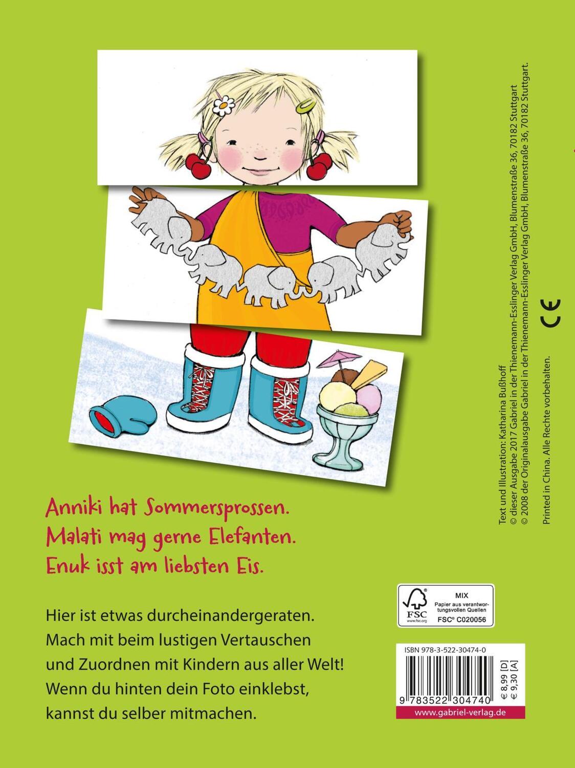 Rückseite: 9783522304740 | Mix-Max Kinder der Welt | Katharina Bußhoff | Buch | 18 S. | Deutsch