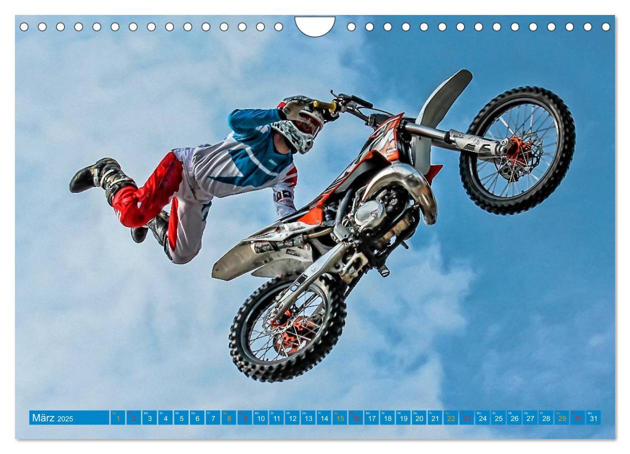 Bild: 9783435591473 | Motocross - mit vollem Risiko (Wandkalender 2025 DIN A4 quer),...