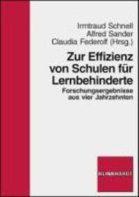 Cover: 9783781517769 | Zur Effizienz von Schulen für Lernbehinderte | Schnell (u. a.) | Buch