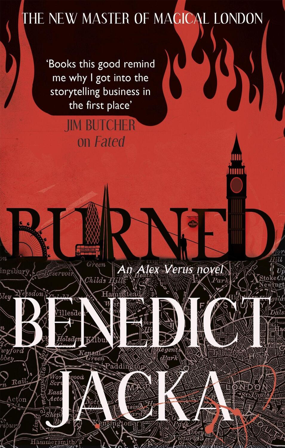 Cover: 9780356504407 | Burned | An Alex Verus Novel from the New Master of Magical London