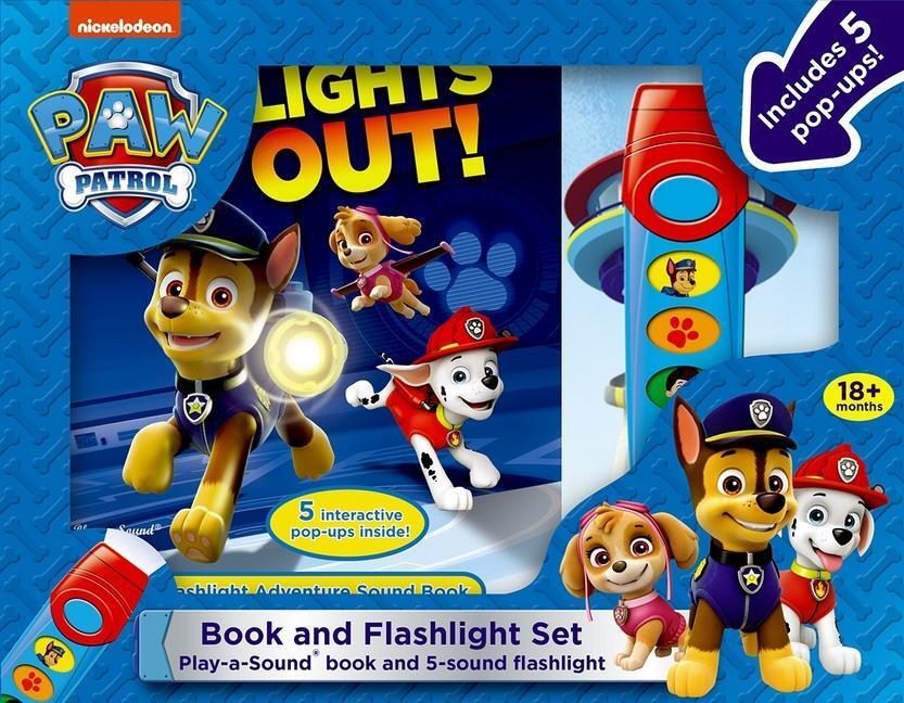Cover: 9781503707474 | Nickelodeon PAW Patrol: Lights Out! Book and 5-Sound Flashlight Set