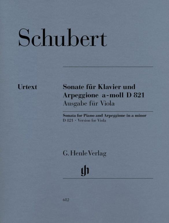 Cover: 9790201806129 | Schubert, Franz - Arpeggionesonate a-moll D 821 | Franz Schubert